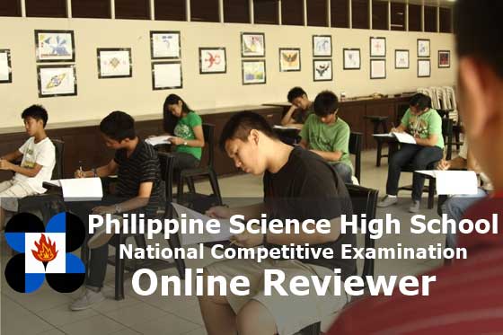 philippine science high school entrance exam reviewer